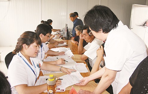 虞城县新农合门诊慢性病体检工作在虞城县人民