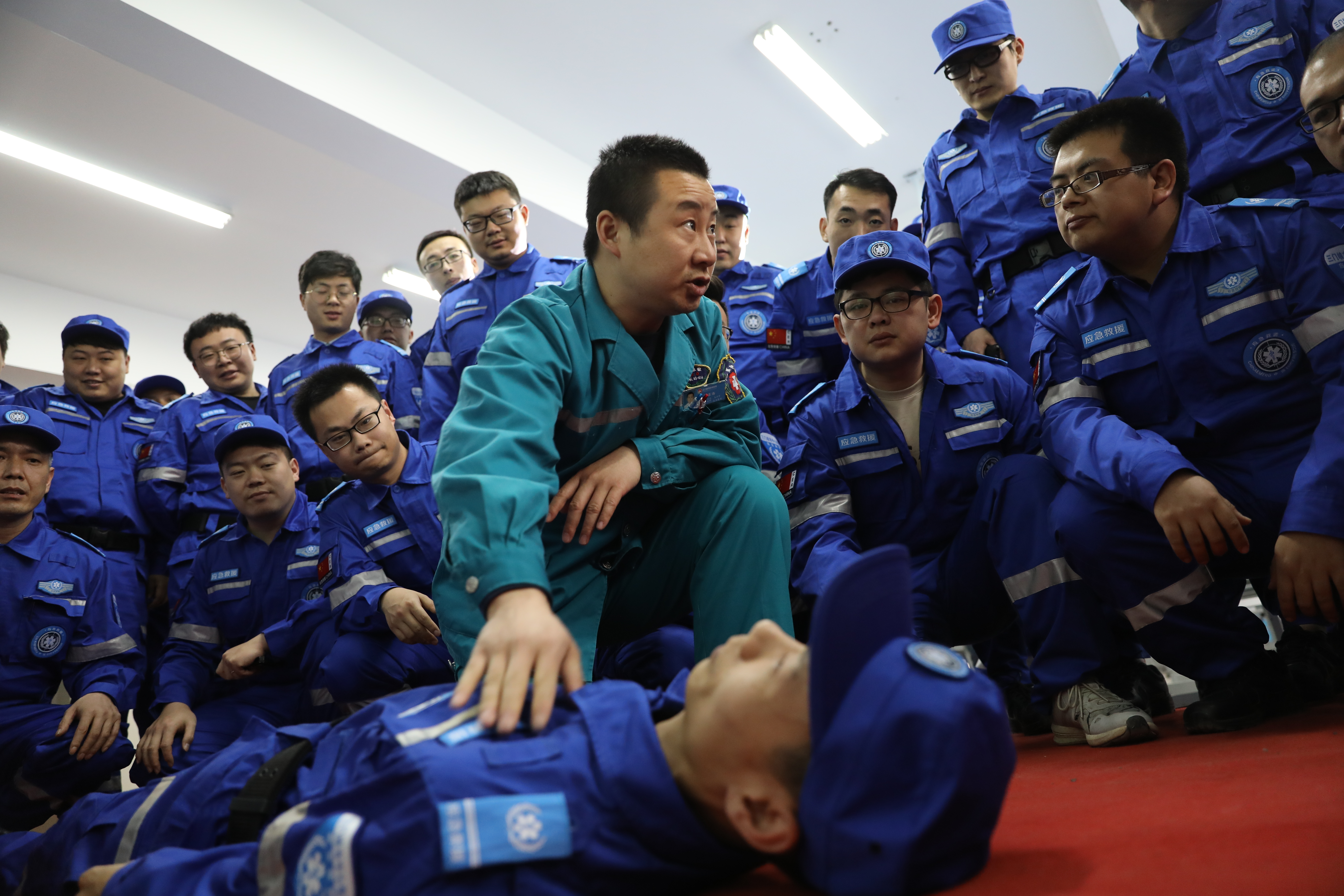 三门峡市中心医院应急救援分队救护专题培训